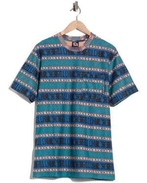 Gotcha Vintage Cotton T-Shirt - Blue