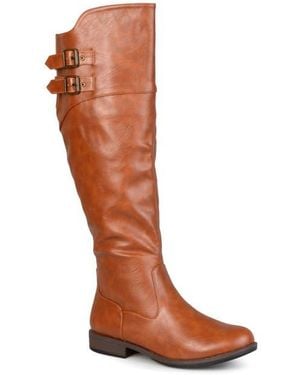 Journee Collection Journee Tori Riding Boot - Brown