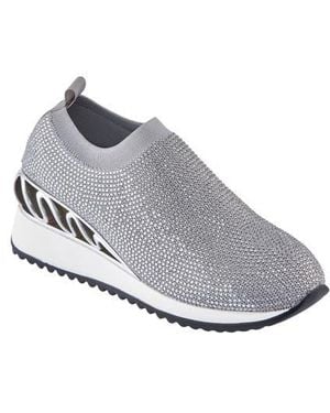 Lady Couture Bella Rhinestone Sneaker - White