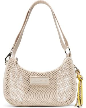 HUNTER Loop Back Mesh Convertible Crossbody Bag - Natural