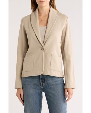 James Perse Shawl Collar Blazer - Natural