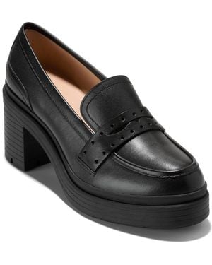 Cole Haan Paderma Penny Loafer Pump - Black