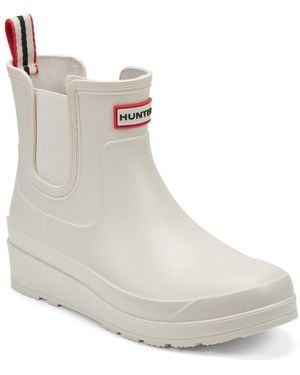 HUNTER Tabitha Chelsea Waterproof Rain Boot - White