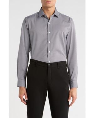 athletic fit dress pants mens Haggar Sport Travel Performance Pants in Light Grey main image 1