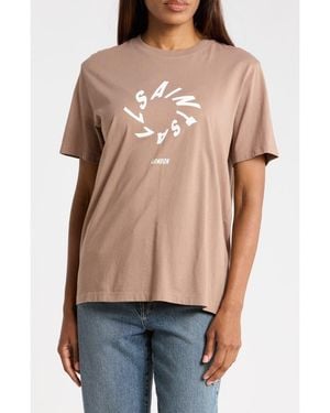 AllSaints Halo Boyfriend Tee - Brown
