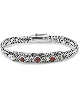 Samuel B. Sterling Rope Bracelet - Metallic