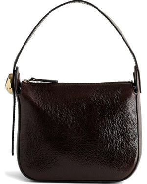 Madewell The Sculpted Metal Wristlet Bag - Black