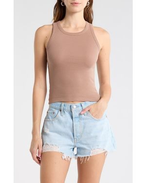 Abound Rib Tank - Blue