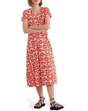 Seasalt Cornwall Chapelle Print Maxi Dress - Red