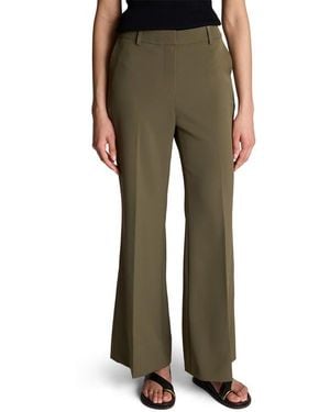 Kenneth Cole Mid Rise Flare Pants - Green