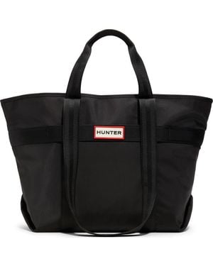 HUNTER Laptop Pocket Tote Bag - Black