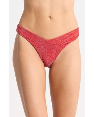 Dippin' Daisy's Angel Cheeky Swim Bottoms - Red
