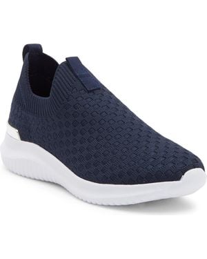Anne Klein Murphie Knit Slip-On Sneaker - Blue