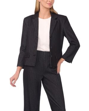 Halogen® Pinstripe Blazer - Black