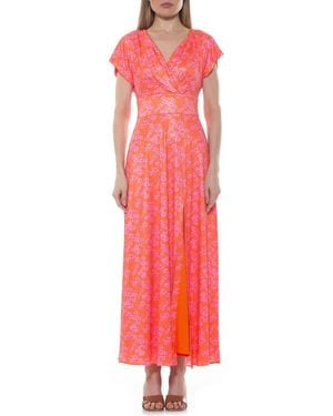 Alexia Admor Brielle Maxi Dress - Red