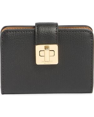 Kate Spade Phoebe Refined Leather Card Case - Metallic