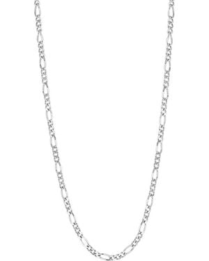 Effy Sterling 22" Figaro Chain Necklace - Metallic