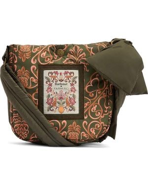 Barbour X Farm Rio Ana Clara Bow Crossbody Bag - Metallic