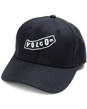 Volcom Get Air Snapback Baseball Hat - Black