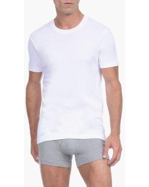 2xist 3-Pack Pima Cotton Crewneck T-Shirts - White