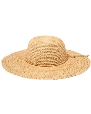 San Diego Hat Raffia Straw Large Brim Hat - Natural