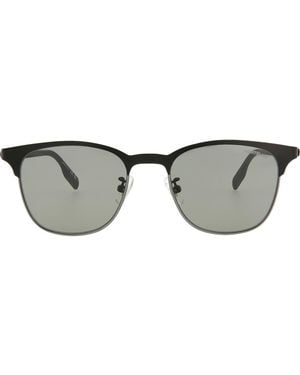 Montblanc 53Mm Square Sunglasses - Gray