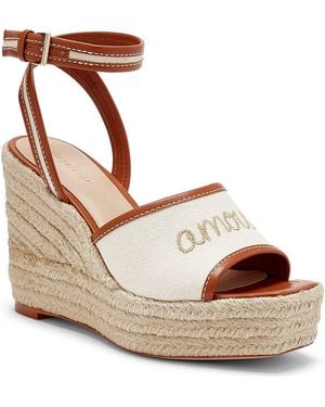 Cinq À Sept Jesse Espadrille Wedge Sandal - Metallic