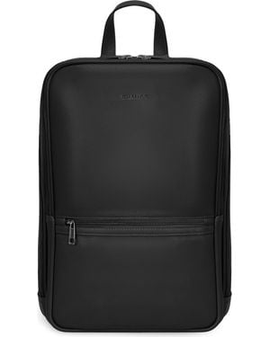 CHAMPS Onyx Leather Backpack - Black