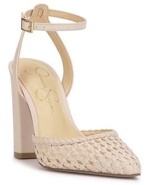 Jessica Simpson Nariro Ankle Strap Pump - Natural