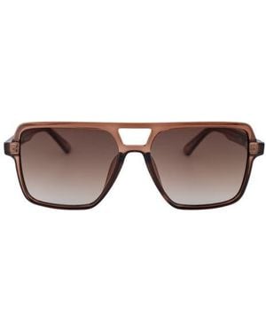 Otra 45Mm Zoya Navigator Sunglasses - Brown