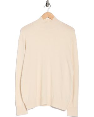 Vince Weekend Wool & Cashmere Turtleneck Sweater - Natural