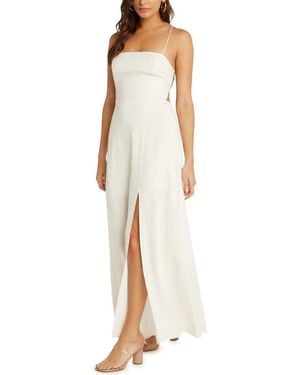 Willow Santorini Low Back Maxi Dress - White
