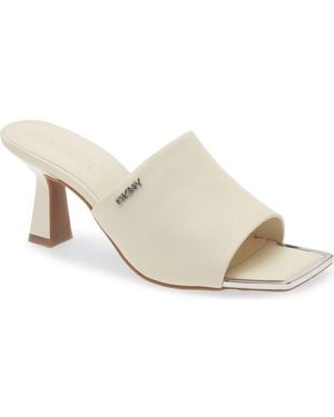 DKNY Kellyn Mule Sandal - White