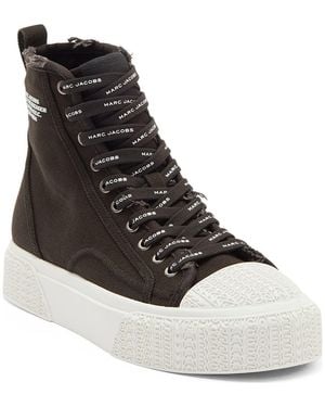 Marc Jacobs The High Top Platform Sneaker - Black