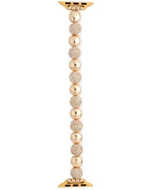Nordstrom Rack Pave Disc Apple Watch Watchband - Metallic