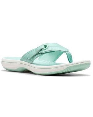 Clarks Breeze Reyna Flip Flop - Green