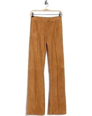 Longchamp Suede Pants - Brown