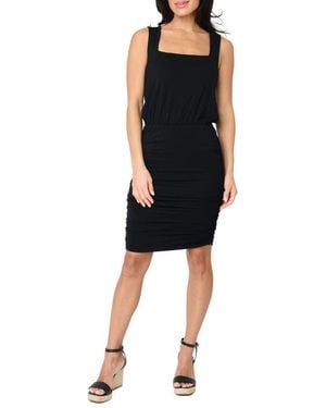 Gibsonlook Ruched Tank Dress - Black