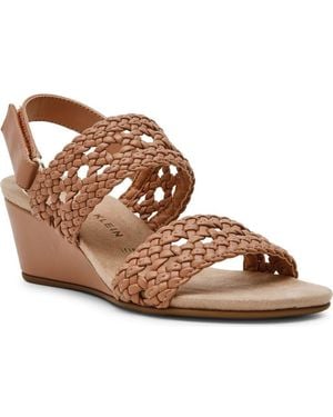 Anne Klein Baxxter Wedge Sandal - Brown