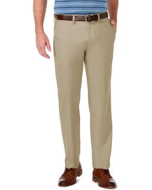 Haggar Cool 18® PRO Straight Fit Pants - Natural