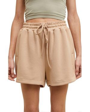 Wishlist Scuba Knit Shorts - Natural