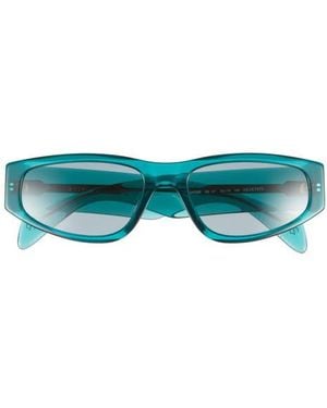 Rag & Bone 55Mm Oval Sunglasses - Green