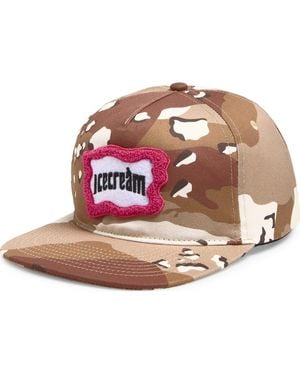 ICECREAM Road Trip Adjustable Snapback Hat - Pink
