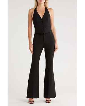 A.L.C. Woodson Halter Jumpsuit - Black
