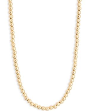 Kendra Scott 5Mm Beaded Stretch Necklace - Metallic