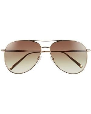 Longchamp 59Mm Classic Aviator Gradient Sunglasses - Multicolor