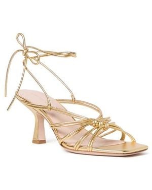 Loeffler Randall Vivienne Lace Up Sandal - Natural