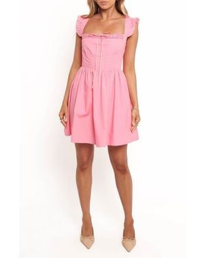 Petal & Pup Anastasia Cutout Back Minidress - Pink