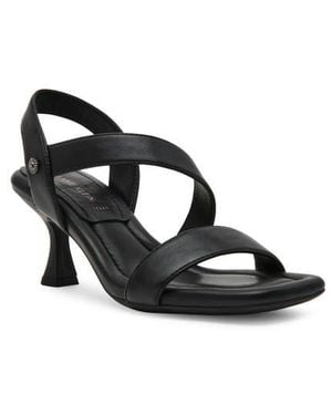 Anne Klein Johanna Slip On Kitten Heel Sandal - Black