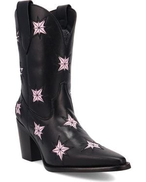 Dingo Starburst Western Boot - Black